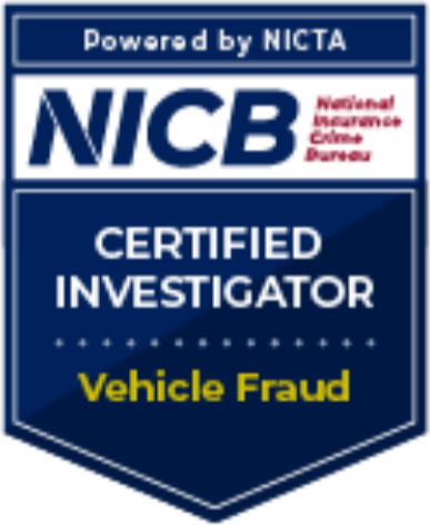 NICB Certified Investigator — Vehicle Fraud badge